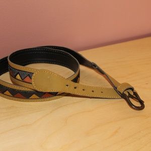 Vintage leather/suede belt